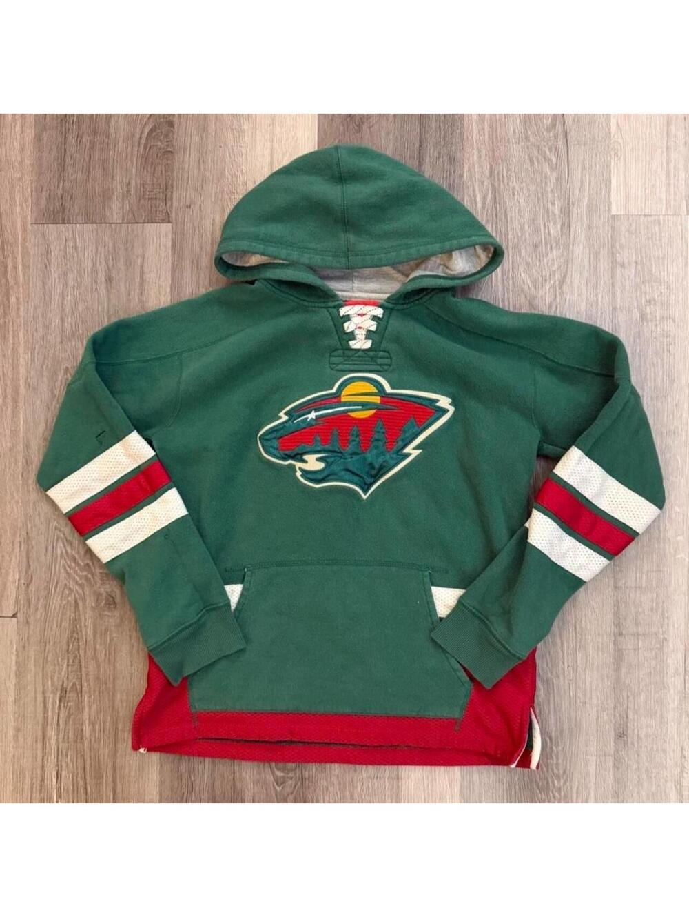 CCM Minnesota Wild green hoodie sz Medium #hockey #wild